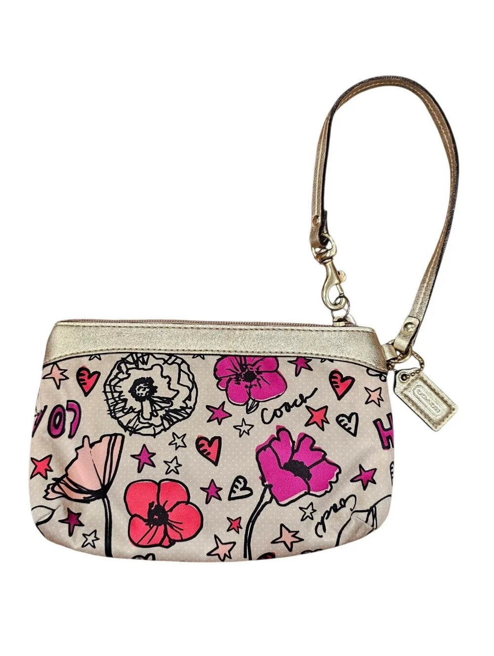 Coach compact wristlet